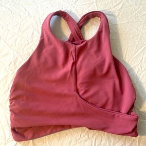 Pink Lululemon size 6-8 workout top